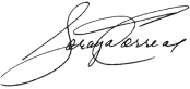 Soraya Correa's signature